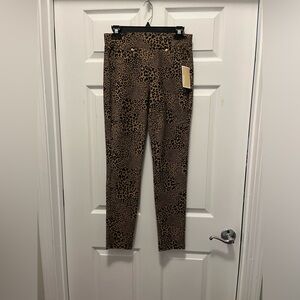 NWT Michael Kors Animal Print Signature Pants Jeggings size S